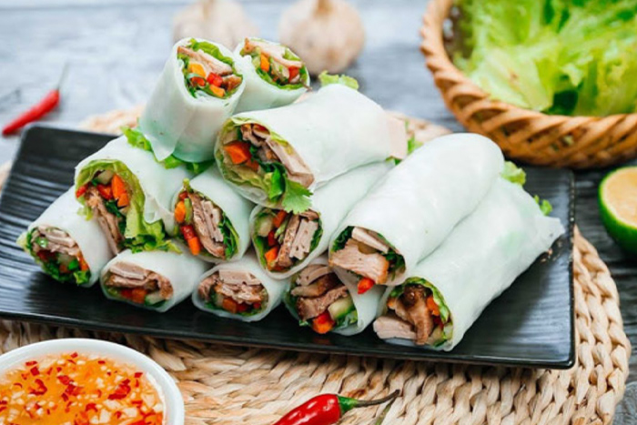 Pho Cuon Fresh Spring Roll